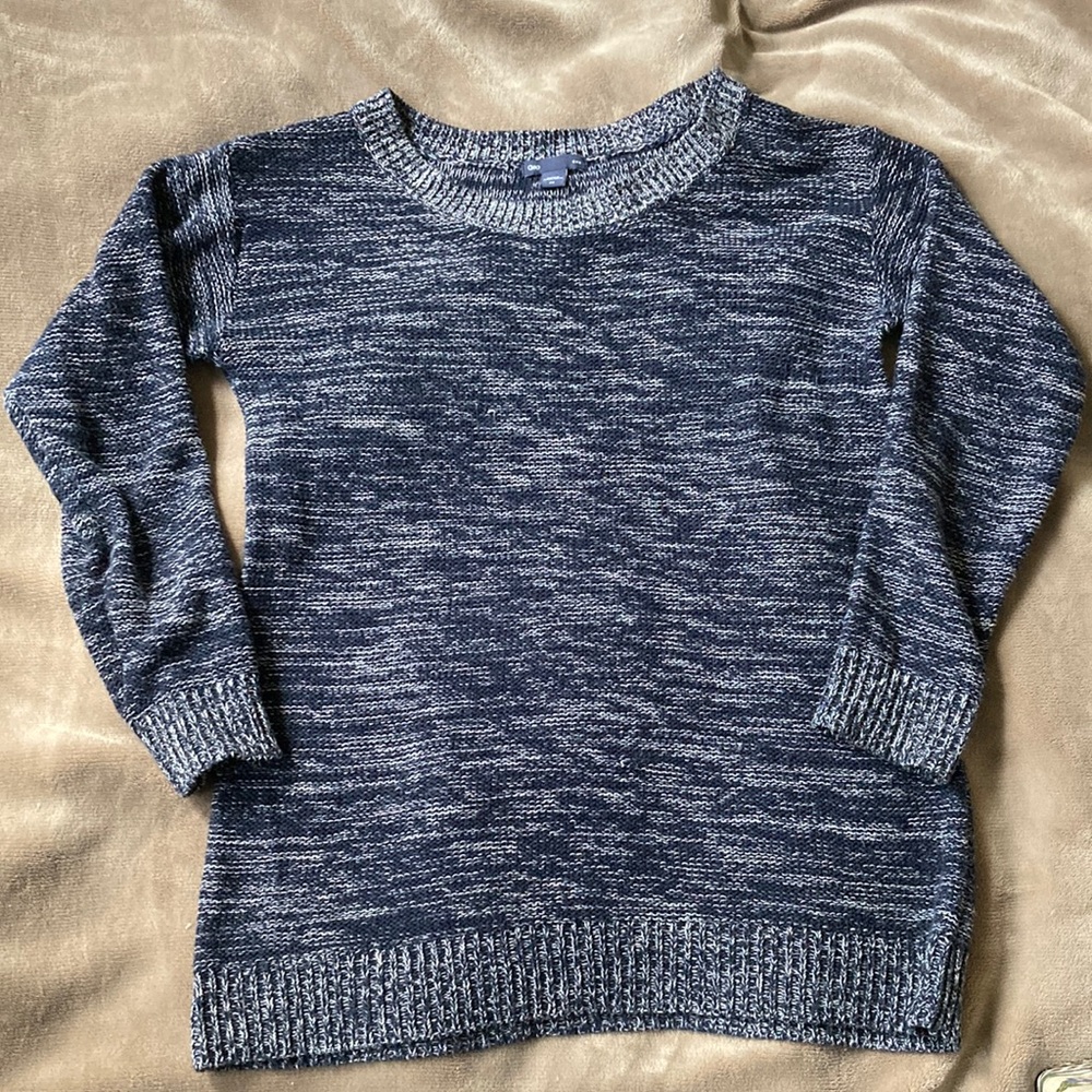 Gap navy cotton acrylic cozy sweater
